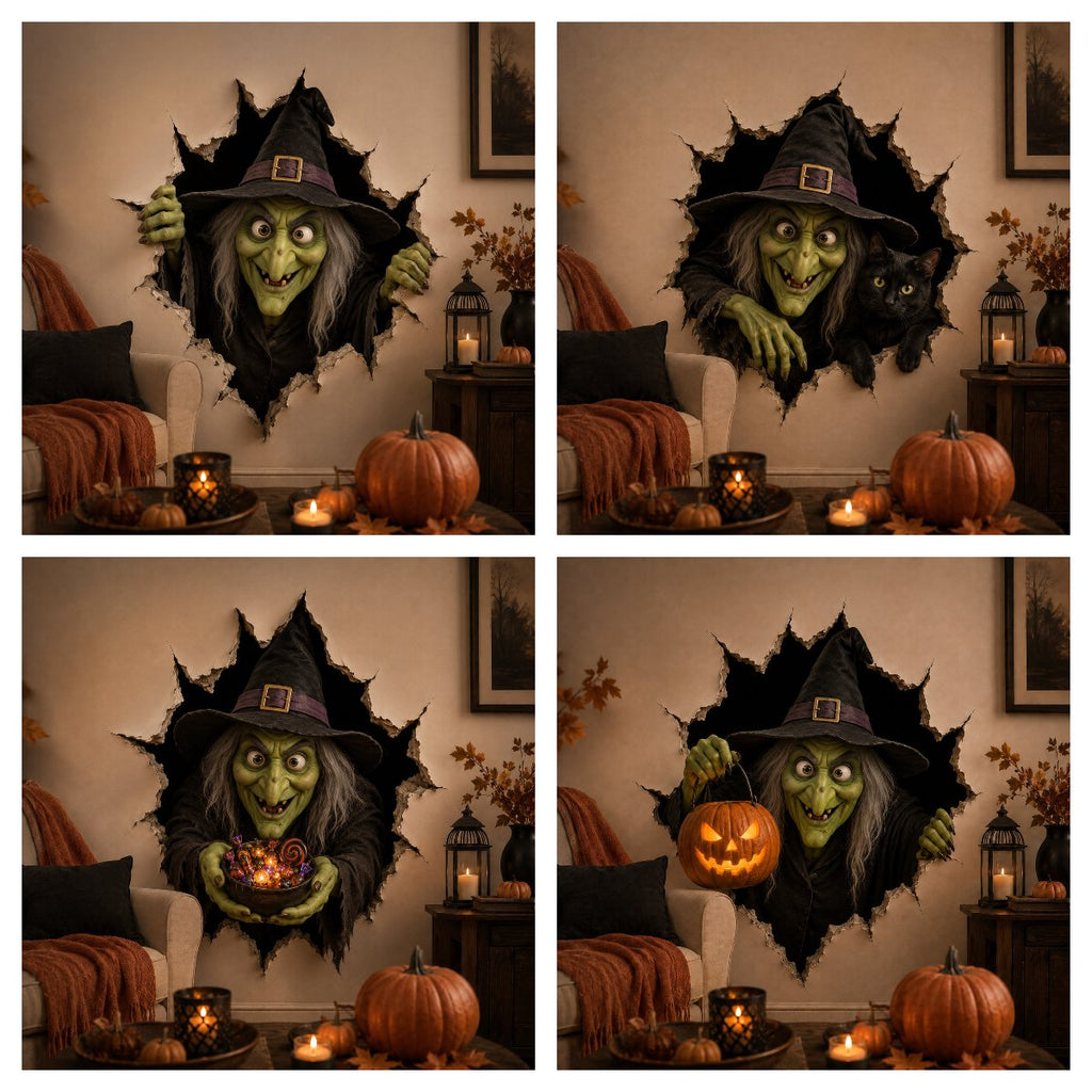 🧙Halloween Break-In 3D Wall Decals