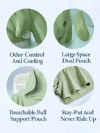 Men's Cooling Separate Pouch Boxer Briefs Dual Pouch Underwear