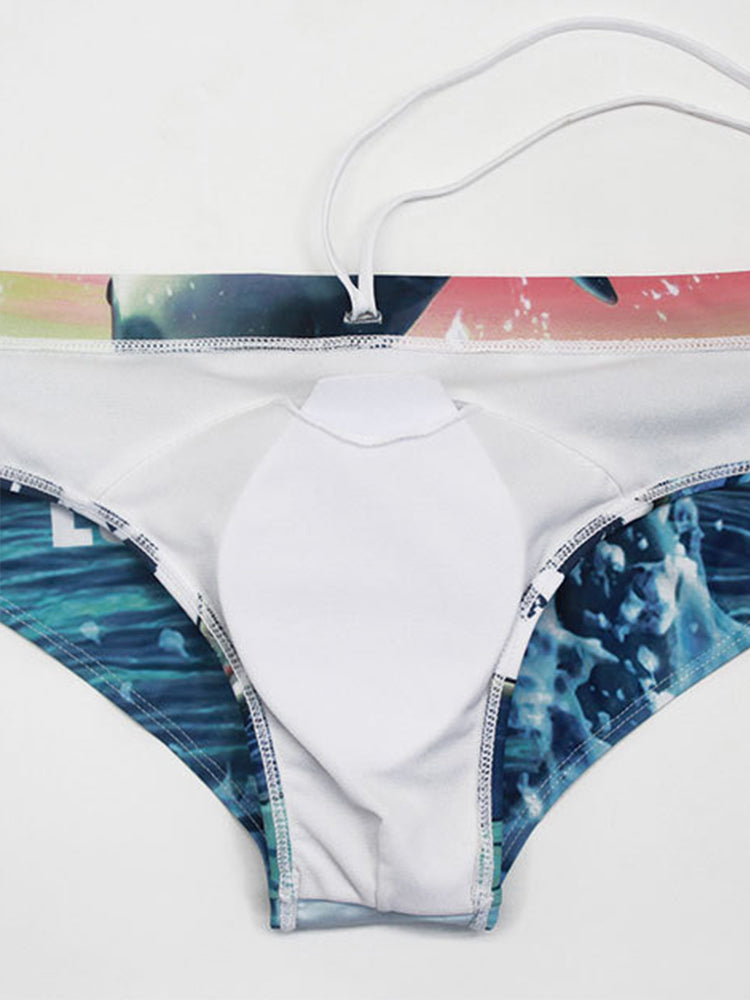 Men's Padded Quick Dry Slim Fit Swim Briefs
