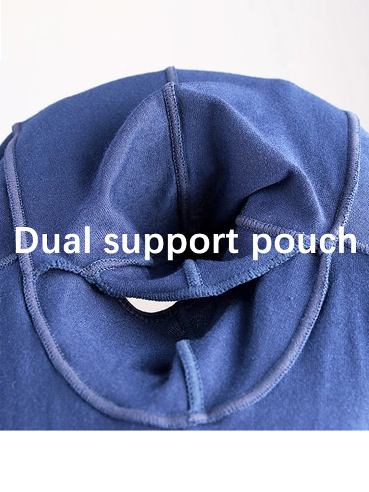 3 Pack Men's Double Pouch Underwear Separate Pouch Modal Trunks