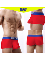 3 Pack Men's Structured Support Pouch Comfort Trunks