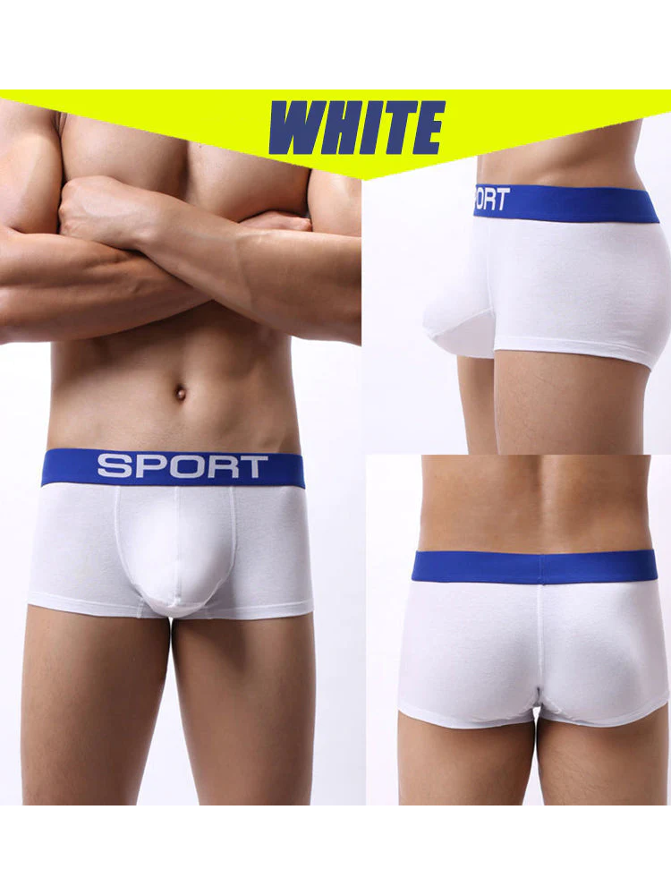 3 Pack Men's Structured Support Pouch Comfort Trunks