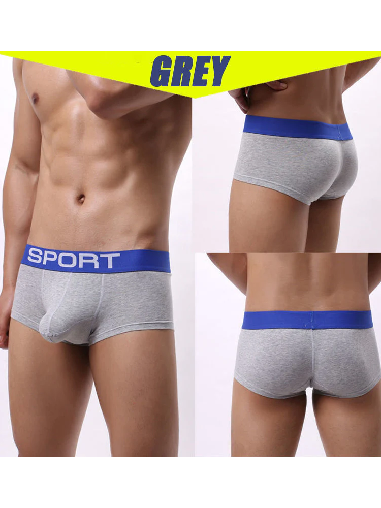 3 Pack Men's Structured Support Pouch Comfort Trunks