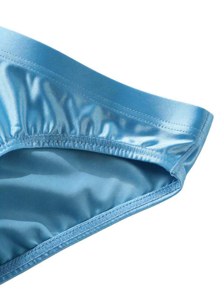 4 Pack Men's Skin-Friendly Cooling Touch Comfy Waistband Briefs