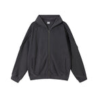 Patchwork zip jacket Gray