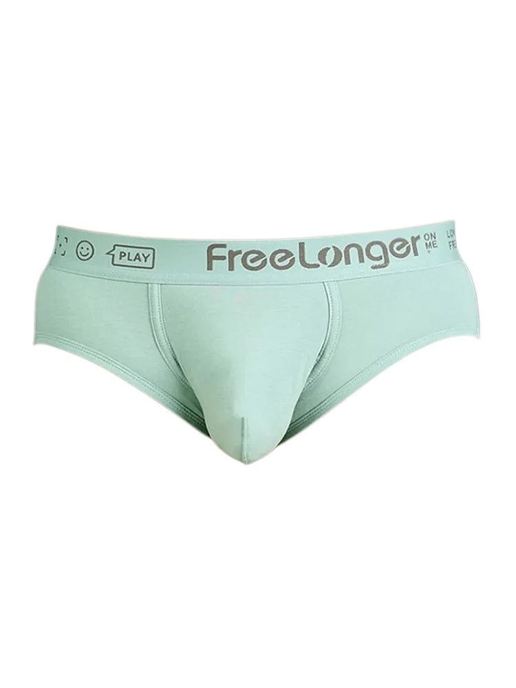 FreeLonger Men’s Soft Cotton Support Pouch Trunks