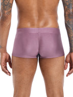 Men’s U Convex Pouch Swim Trunks with Drawstring
