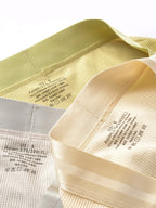 3 Pack Men's Soft Cotton Blend Waffle Briefs with Separate Pouch and High-Leg Cut