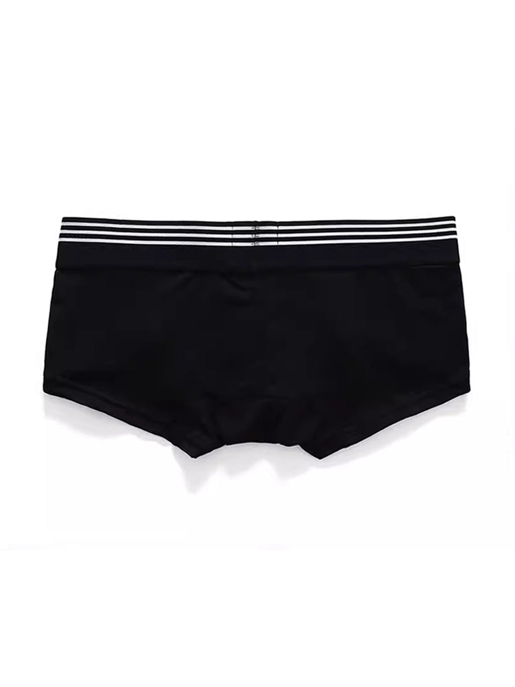 Men's Slim-Fit Cotton Trunks - Low Rise & Lifting Support