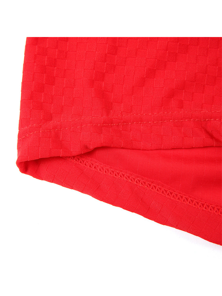 Men's Low-Rise Mesh Trunks – Breathable Nylon with 3D Pouch Support