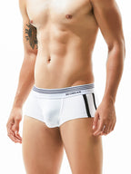 Men's Slim-Fit Cotton Trunks - Low Rise & Lifting Support