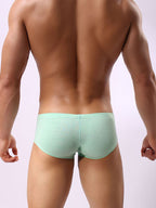 2 Pack Men's U-Pouch Casual Solid Trunks