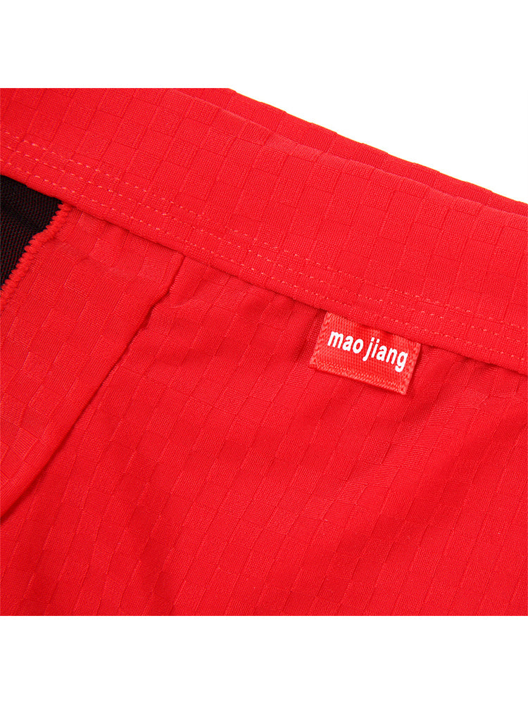Men's Low-Rise Mesh Trunks – Breathable Nylon with 3D Pouch Support