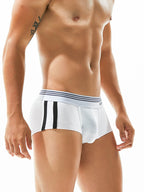 Men's Slim-Fit Cotton Trunks - Low Rise & Lifting Support