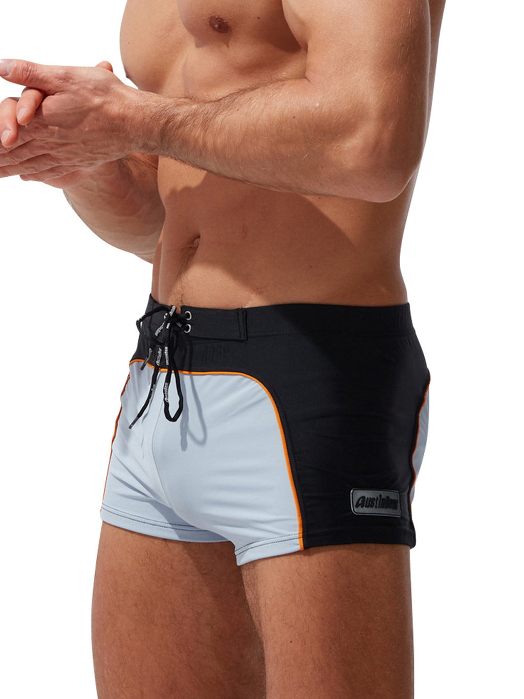 Men’s Smooth Wave Swim Trunk With Drawstring