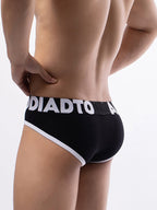 3 Pack Men's Gun and Bullet Separate Large Bag U-Shaped 3D Cut Loose Briefs