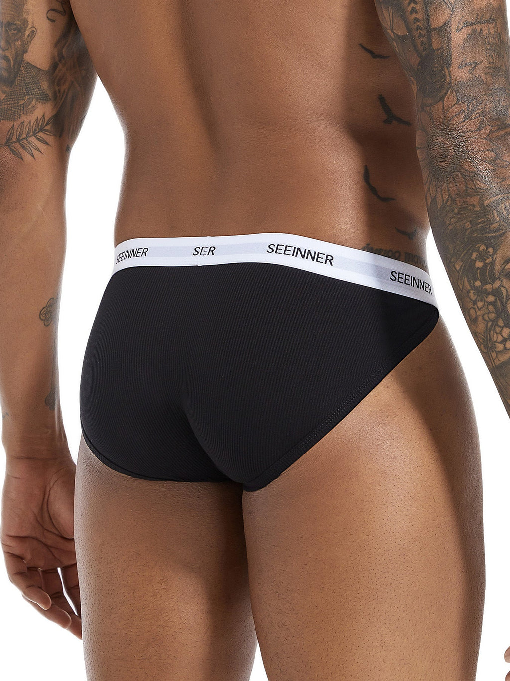 3 Pack Men's Sporty Comfy Waistband Briefs