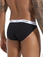 3 Pack Men's Sporty Comfy Waistband Briefs