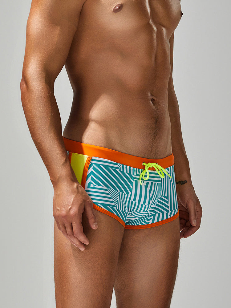 Men's Seamless Quick-Dry High Stretch Swim Shorts & Trunks