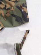 Men's Camo Print Short Leg Trunks