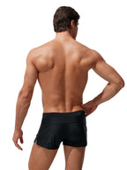 Men's Zippered Pocket Design Moisture-Wicking Swim Shorts & Trunks