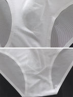 3 Pack Men's Seamless Ice Silk Cool-Touch Briefs
