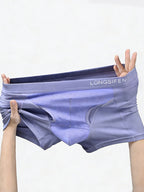 2 Pack Men's Mesh Antibacterial Support Lift & Separate Pouch Trunks