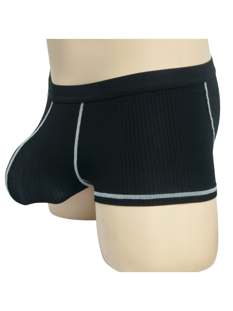 3 Pack Men's Ultra-Thin Cooling Large Supportive Pouch Breathable Low-Rise Trunks