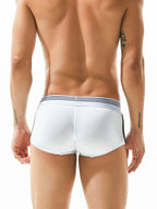 Men's Slim-Fit Cotton Trunks - Low Rise & Lifting Support