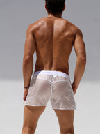 Men's Non-Lined Translucent Sexy Beach Shorts