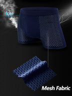 4 Pack Men’s Breathable Mesh Trunks with Antibacterial Fabric