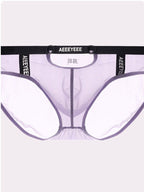 Men's Low Waist Narrow Waist Ice Silk Breathable Convex Pocket Briefs