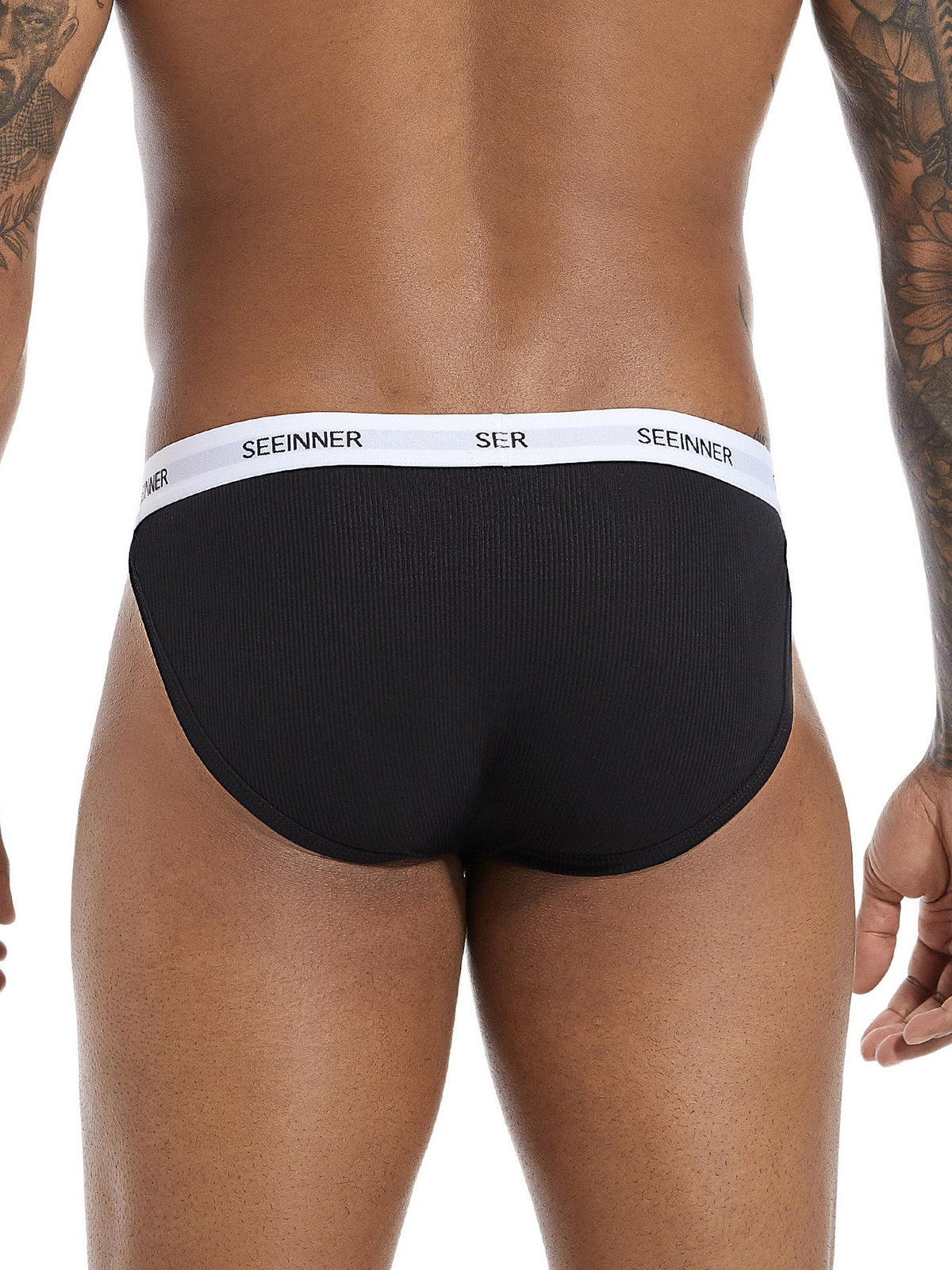 3 Pack Men's Sporty Comfy Waistband Briefs