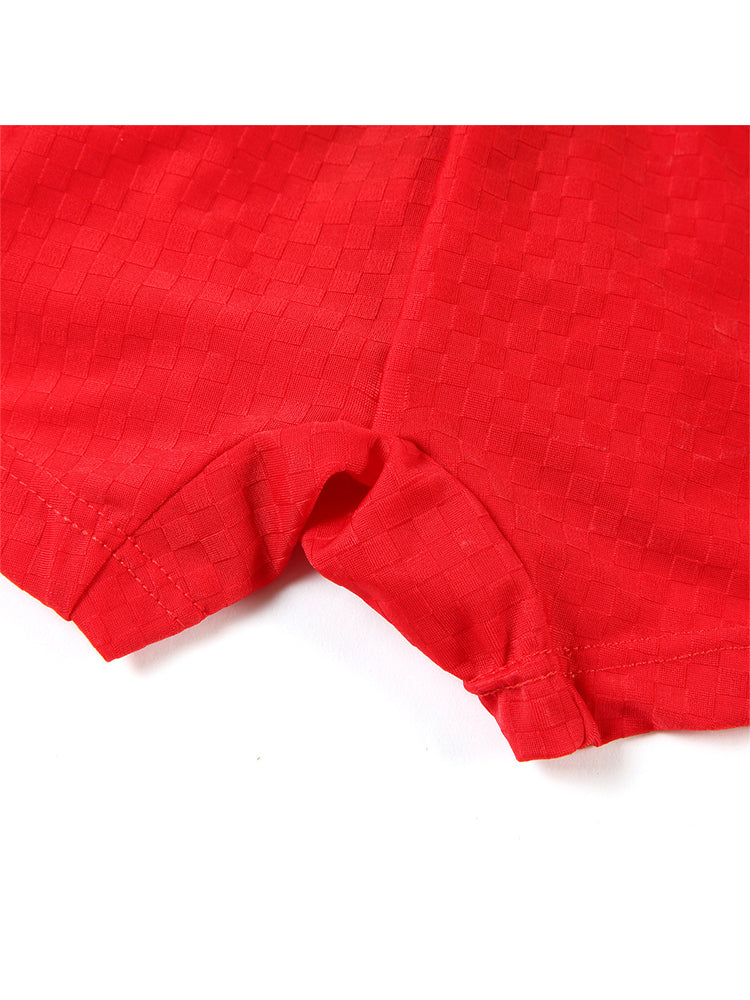 Men's Low-Rise Mesh Trunks – Breathable Nylon with 3D Pouch Support