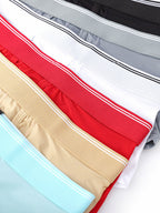 3 Pack Men's Mid-Rise Separation Breathable Elastic Trunks