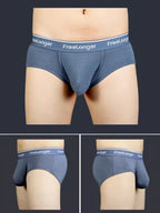 FreeLonger Men's Comfy Separate Support Pouch Briefs