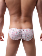 Men's Stretch Briefs with Convertible Front Opening & Open-Back Design