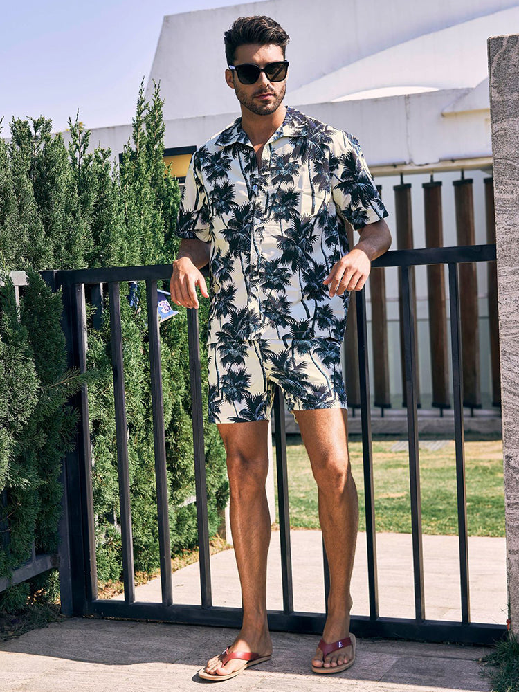 Men’s Beach Summer Holiday Patterned Sets