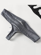 2 Pack Men's Large Pouch High Elastic Ice Silk Breathable Swim Thongs