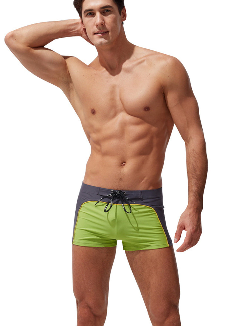 Men’s Smooth Wave Swim Trunk With Drawstring
