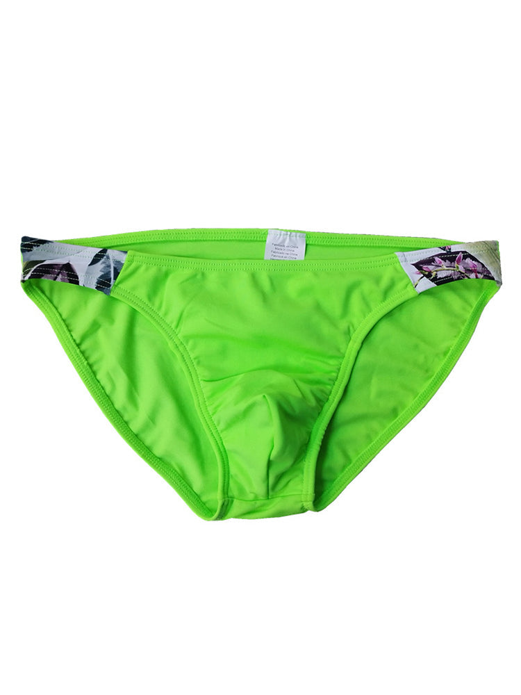 Men’s Zig Zag Swim Bikini with Removable Pad