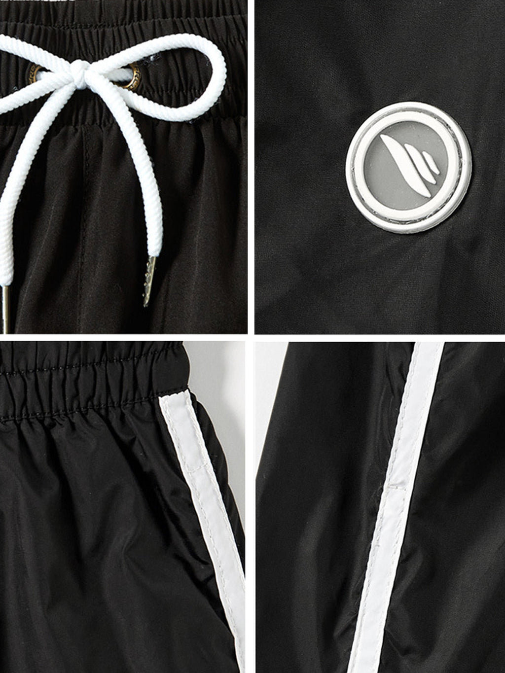 Men’s Waistband Drawstring Beach Swim Shorts