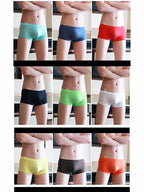 Lightweight Breathable Ice Silk U Contoured Boxers for Men