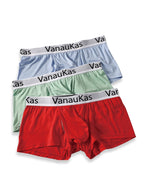 Men's Double-Layer Gusset Seamless Trunks – 3-Pack