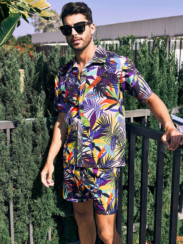Men’s Beach Summer Holiday Patterned Sets
