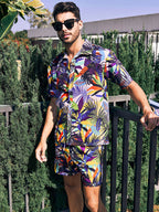 Men’s Beach Summer Holiday Patterned Sets