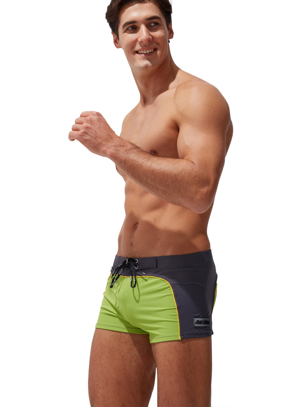 Men’s Smooth Wave Swim Trunk With Drawstring