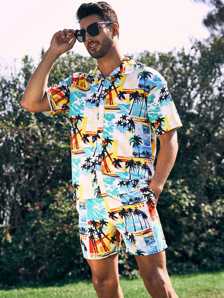 Men’s Beach Summer Holiday Patterned Sets