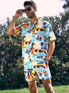 Men’s Beach Summer Holiday Patterned Sets