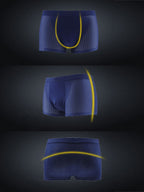 4 Pack Men’s Breathable Mesh Trunks with Antibacterial Fabric